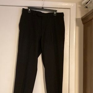 Men’s black Haggar stretch dress pants size 34 x 29